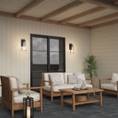 One Light Wall Sconce<br /><span style="color:#4AB0CE;">Entrega: 4-10 dias en USA</span><br /><span style="color:#4AB0CE;font-size:60%;">PREGUNTE POR ENTREGA EN PANAMA</span><br />Collection: Costa<br />Finish: Sand Coal Black