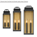 Two Light Wall Sconce<br /><span style="color:#4AB0CE;">Entrega: 4-10 dias en USA</span><br /><span style="color:#4AB0CE;font-size:60%;">PREGUNTE POR ENTREGA EN PANAMA</span><br />Collection: Calandra<br />Finish: Sand Coal Black