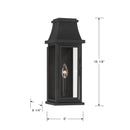 One Light Wall Sconce<br /><span style="color:#4AB0CE;">Entrega: 4-10 dias en USA</span><br /><span style="color:#4AB0CE;font-size:60%;">PREGUNTE POR ENTREGA EN PANAMA</span><br />Collection: Talburn<br />Finish: Sand Coal Black