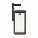 One Light Wall Sconce<br /><span style="color:#4AB0CE;">Entrega: 4-10 dias en USA</span><br /><span style="color:#4AB0CE;font-size:60%;">PREGUNTE POR ENTREGA EN PANAMA</span><br />Collection: Fenmark<br />Finish: Dark Matte Black