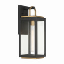 One Light Wall Sconce<br /><span style="color:#4AB0CE;">Entrega: 4-10 dias en USA</span><br /><span style="color:#4AB0CE;font-size:60%;">PREGUNTE POR ENTREGA EN PANAMA</span><br />Collection: Fenmark<br />Finish: Dark Matte Black