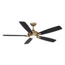 60" Ceiling Fan<br /><span style="color:#4AB0CE;">Entrega: 4-10 dias en USA</span><br /><span style="color:#4AB0CE;font-size:60%;">PREGUNTE POR ENTREGA EN PANAMA</span><br />Collection: Dyno<br />Finish: Brushed Brass