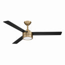 52" Ceiling Fan<br /><span style="color:#4AB0CE;">Entrega: 4-10 dias en USA</span><br /><span style="color:#4AB0CE;font-size:60%;">PREGUNTE POR ENTREGA EN PANAMA</span><br />Collection: Roto<br />Finish: Brushed Brass