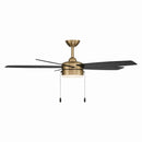 52" Ceiling Fan<br /><span style="color:#4AB0CE;">Entrega: 4-10 dias en USA</span><br /><span style="color:#4AB0CE;font-size:60%;">PREGUNTE POR ENTREGA EN PANAMA</span><br />Collection: Airetor<br />Finish: Brushed Brass