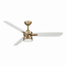 52" Ceiling Fan<br /><span style="color:#4AB0CE;">Entrega: 4-10 dias en USA</span><br /><span style="color:#4AB0CE;font-size:60%;">PREGUNTE POR ENTREGA EN PANAMA</span><br />Collection: Rudolph<br />Finish: Brushed Brass