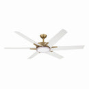 65" Ceiling Fan<br /><span style="color:#4AB0CE;">Entrega: 4-10 dias en USA</span><br /><span style="color:#4AB0CE;font-size:60%;">PREGUNTE POR ENTREGA EN PANAMA</span><br />Collection: Deco<br />Finish: Heritage Brass