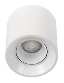 LÁMPARA DE TECHO TIPO SPOT SUPERFICIAL GU10, ACABADO BLANCO MATE.