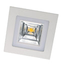 SPOT LED CUADRADO BLANCO DE 6W 6500K 110/277V.