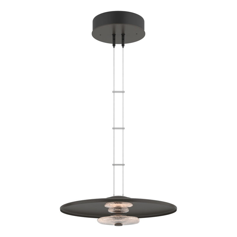 Hubbardton Forge - 139971-LED-STND-07-07 - LED Mini Pendant - Cairn - Dark Smoke