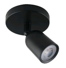LÁMPARA DE TECHO SUPERFICIAL TIPO SPOT 1XGU10-10W, 100-240V, 50-60HZ, IP20,  AJUSTABLE 360º, ACABADO NEGRO.