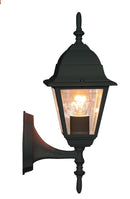 Lámpara De Exterior Tipo Farol 1Xe27-60W (No Incluido) Acabado Black/ Metal Vidrio.