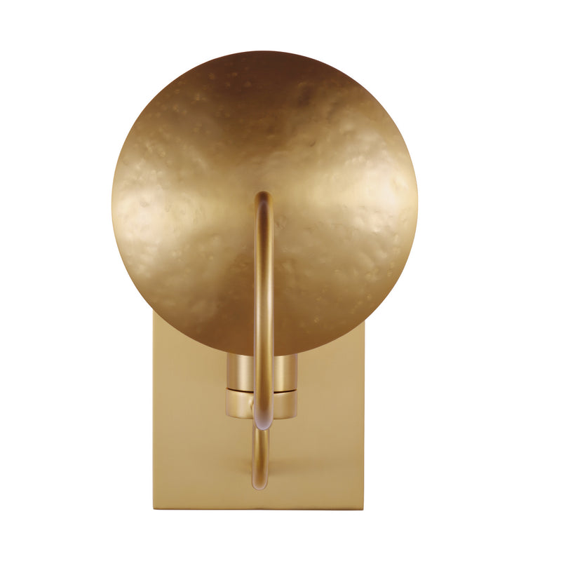 One Light Wall Sconce<br /><span style="color:#4AB0CE;">Entrega: 4-10 dias en USA</span><br /><span style="color:#4AB0CE;font-size:60%;">PREGUNTE POR ENTREGA EN PANAMA</span><br />Collection: Whare<br />Finish: Burnished Brass