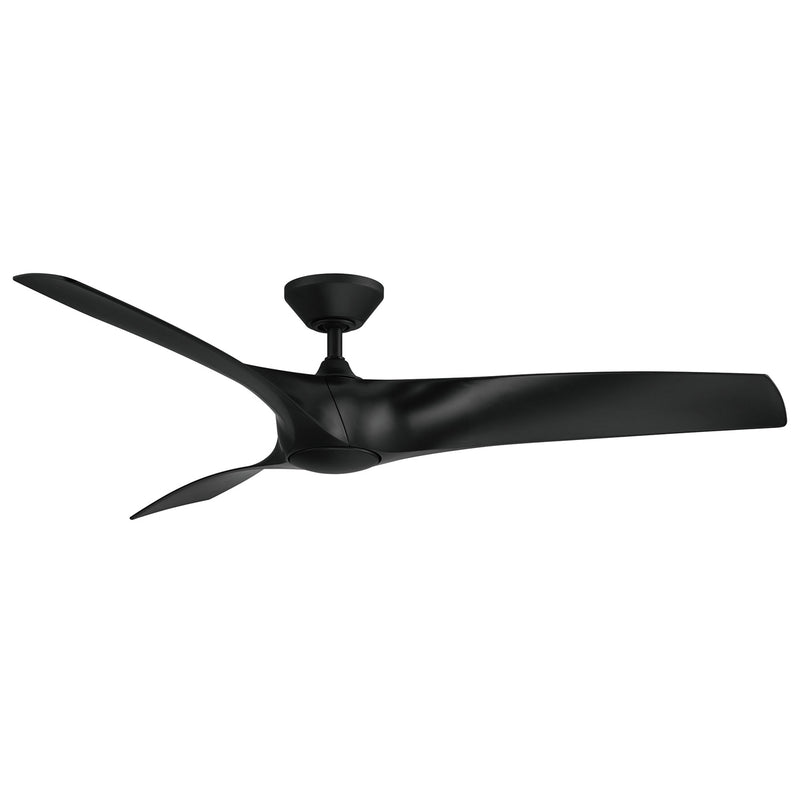 Modern Forms Fans - FR-W2006-62L-27-MB - 62"Ceiling Fan - Zephyr - Matte Black