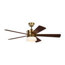 Visual Comfort Fan - 5ATR56HABD - 56``Ceiling Fan - Atlantic 56 - Hand Rubbed Antique Brass