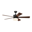 Visual Comfort Fan - 5ATR56MBKD - 56``Ceiling Fan - Atlantic 56 - Midnight Black