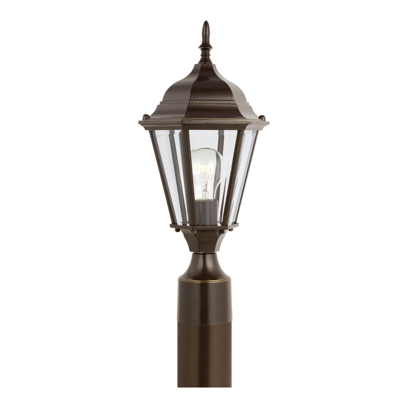 Generation Lighting. - 82938-71 - One Light Outdoor Post Lantern - Bakersville - Antique Bronze