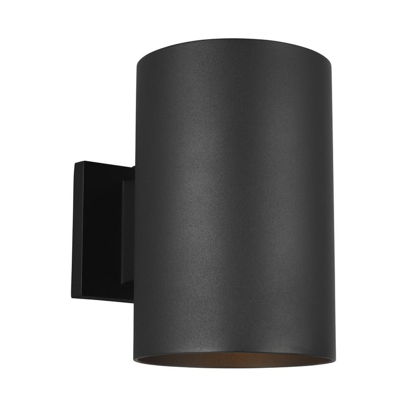 Visual Comfort Studio - 8313901-12 - One Light Outdoor Wall Lantern - Outdoor Cylinders - Black