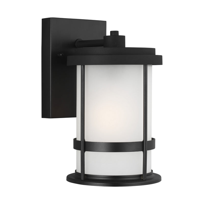 Generation Lighting. - 8590901-12 - One Light Outdoor Wall Lantern - Wilburn - Black