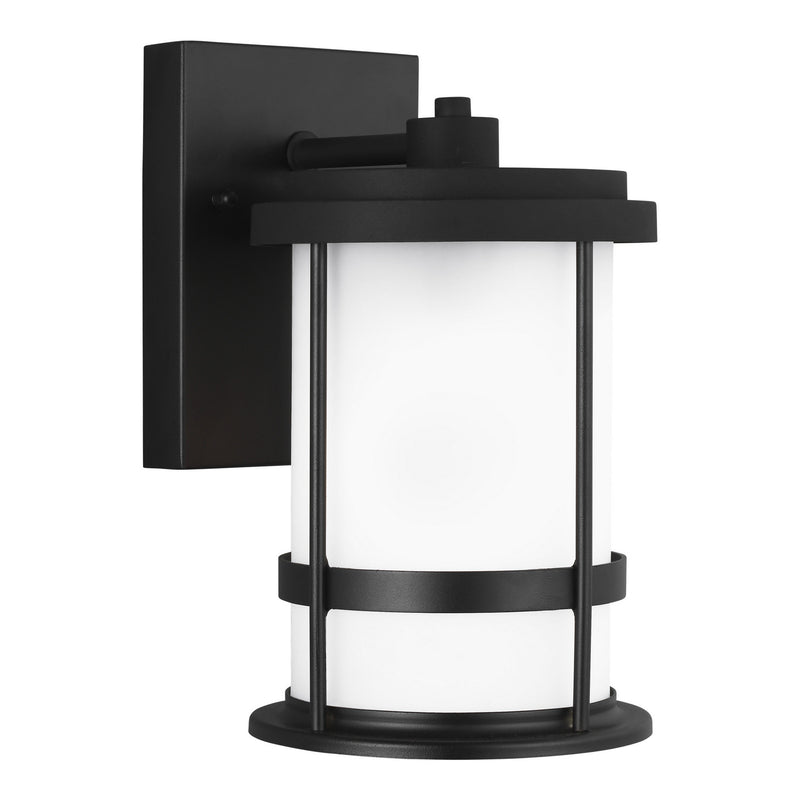 Generation Lighting. - 8590901D-12 - One Light Outdoor Wall Lantern - Wilburn - Black