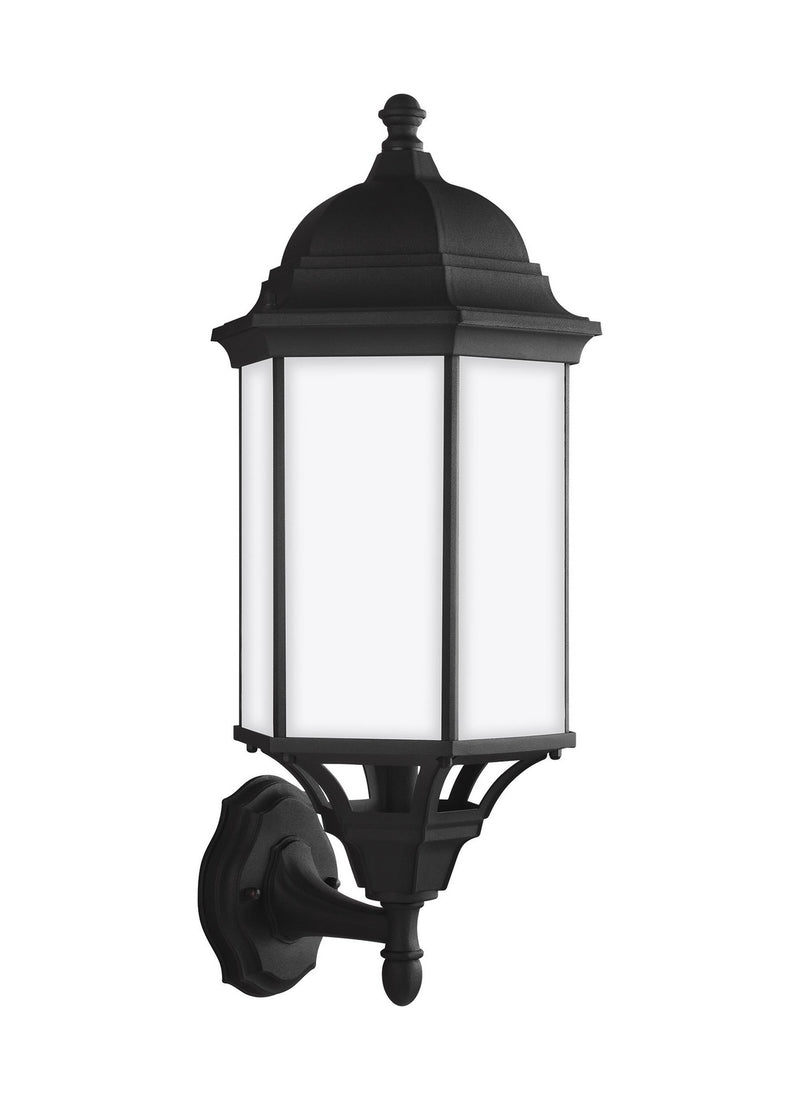 Generation Lighting. - 8638751-12 - One Light Outdoor Wall Lantern - Sevier - Black