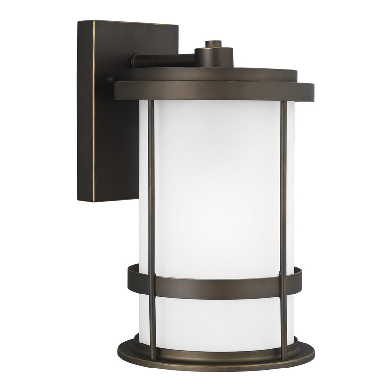 Generation Lighting. - 8690901D-71 - One Light Outdoor Wall Lantern - Wilburn - Antique Bronze