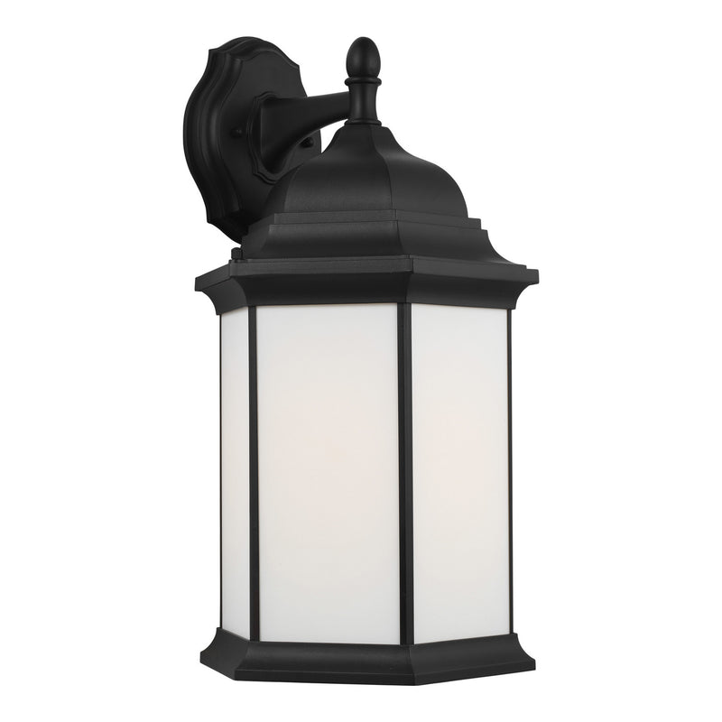 Generation Lighting. - 8738751-12 - One Light Outdoor Wall Lantern - Sevier - Black