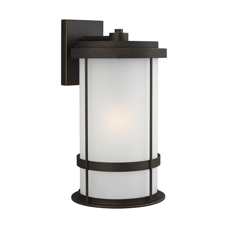 Generation Lighting. - 8890901-71 - One Light Outdoor Wall Lantern - Wilburn - Antique Bronze