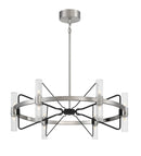 Metropolitan - N7872-420-L - 12 Light Pendant - Mass Transit - Brushed Nickel W/ Sand Coal
