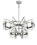 Metropolitan - N7879-420-L - 30 Light Pendant - Mass Transit - Brushed Nickel W/ Sand Coal