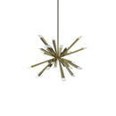 BlackJack Lighting - STB-29C-BB-27U-30K - Pendant - Starburst - Brushed Brass