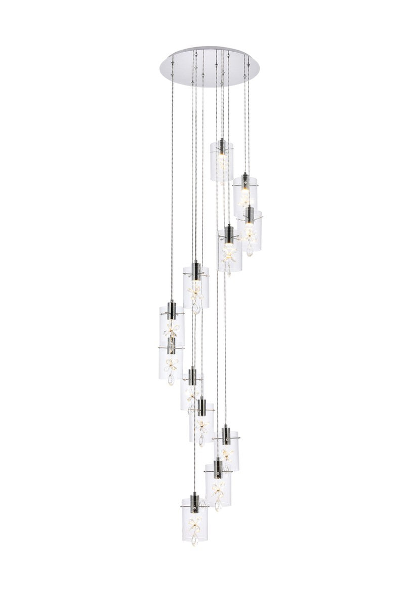 LED Pendant<br /><span style="color:#4AB0CE;">Entrega: 4-10 dias en USA</span><br /><span style="color:#4AB0CE;font-size:60%;">PREGUNTE POR ENTREGA EN PANAMA</span><br />Collection: Hana<br />Finish: Chrome