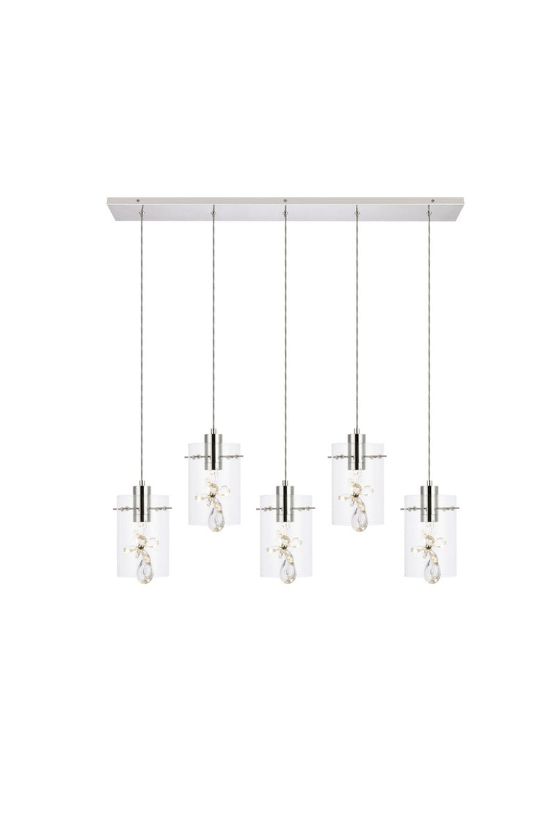 LED Pendant<br /><span style="color:#4AB0CE;">Entrega: 4-10 dias en USA</span><br /><span style="color:#4AB0CE;font-size:60%;">PREGUNTE POR ENTREGA EN PANAMA</span><br />Collection: Hana<br />Finish: Chrome