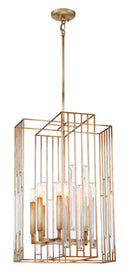 Metropolitan - N7728-710 - Eight Light Pendant - Ruxton Hall - Skyline Gold Leaf