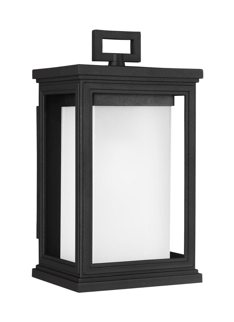 Generation Lighting. - OL12900TXB - One Light Outdoor Wall Lantern - Roscoe - Textured Black