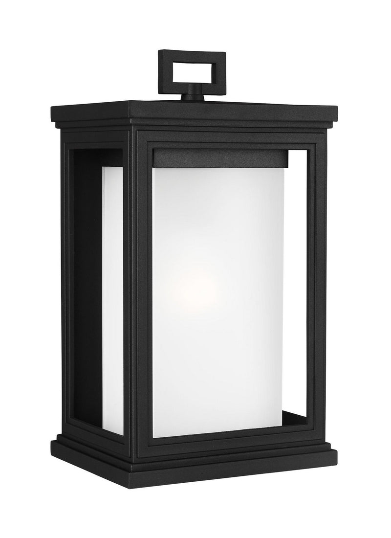 Generation Lighting. - OL12901TXB - One Light Outdoor Wall Lantern - Roscoe - Textured Black