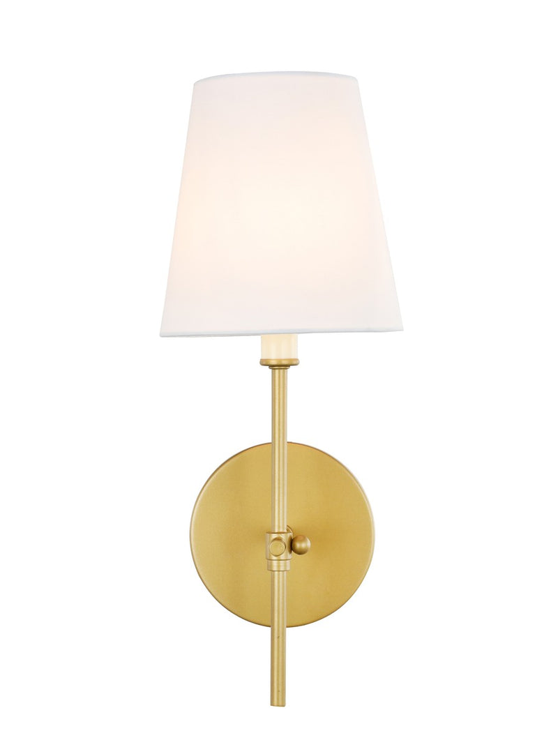 Elegant Lighting - LD6004W6BR - One Light Wall Sconce - Mel - brass