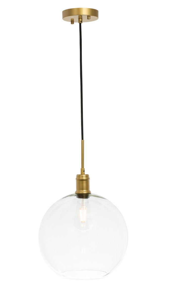 Elegant Lighting - LD6209BR - One Light Pendant - Emett - Brass