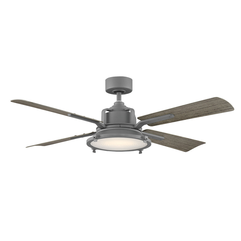 Modern Forms Fans - FR-W1818-56L-GH/WW - 56"Ceiling Fan - Nautilus - Graphite/Weathered Wood