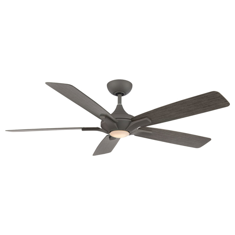 Modern Forms Fans - FR-W2008-60L27GHWW - 60"Ceiling Fan - Mykonos 5 - Graphite/Weathered Wood