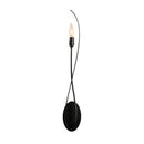 Hubbardton Forge - 209120-SKT-10 - One Light Wall Sconce - Willow - Black