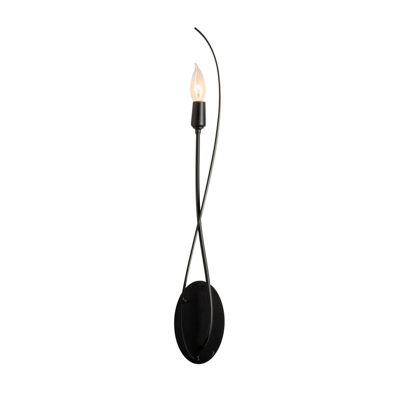 Hubbardton Forge - 209120-SKT-10 - One Light Wall Sconce - Willow - Black