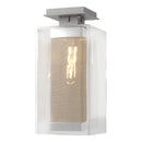 Hubbardton Forge - 356850-SKT-78-72-ZM0707 - One Light Outdoor Semi-Flush Mount - Polaris - Coastal Burnished Steel