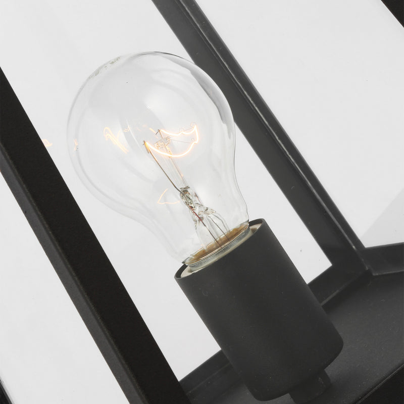 Visual Comfort Studio - 8248401-12 - One Light Outdoor Post Lantern - Founders - Black