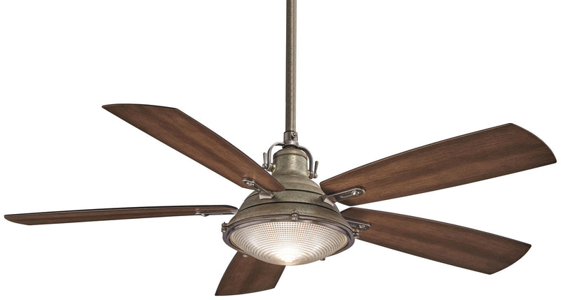 Minka Aire - F681L-WA/PW - 56" Ceiling Fan - Groton Led - Weathered Aluminum