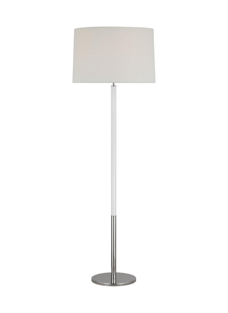 One Light Floor Lamp<br /><span style="color:#4AB0CE;">Entrega: 4-10 dias en USA</span><br /><span style="color:#4AB0CE;font-size:60%;">PREGUNTE POR ENTREGA EN PANAMA</span><br />Collection: Monroe<br />Finish: Polished Nickel