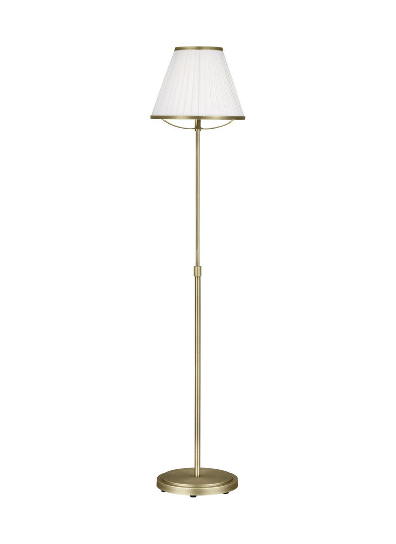 One Light Floor Lamp<br /><span style="color:#4AB0CE;">Entrega: 4-10 dias en USA</span><br /><span style="color:#4AB0CE;font-size:60%;">PREGUNTE POR ENTREGA EN PANAMA</span><br />Collection: Esther<br />Finish: Time Worn Brass
