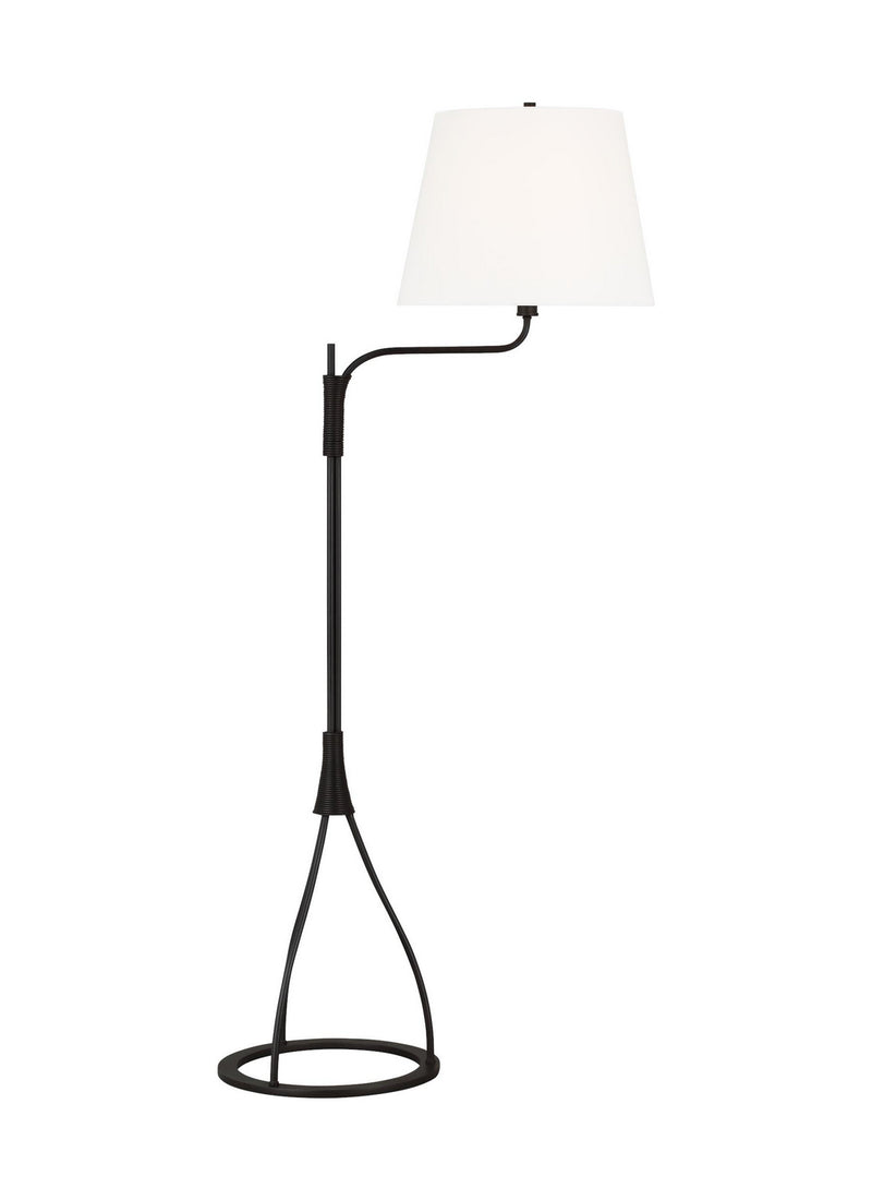 One Light Floor Lamp<br /><span style="color:#4AB0CE;">Entrega: 4-10 dias en USA</span><br /><span style="color:#4AB0CE;font-size:60%;">PREGUNTE POR ENTREGA EN PANAMA</span><br />Collection: Sullivan<br />Finish: Aged Iron