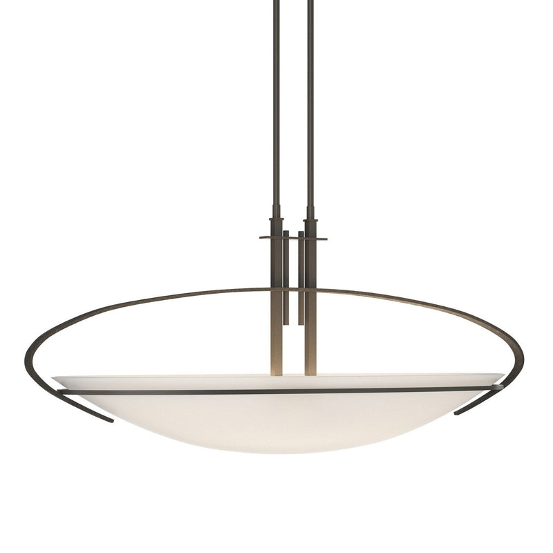 Hubbardton Forge - 134325-SKT-STND-07-GG0091 - Two Light Pendant - Mackintosh - Dark Smoke