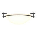 Hubbardton Forge - 124251-SKT-20-GG0045 - One Light Semi-Flush Mount - Moonband - Natural Iron