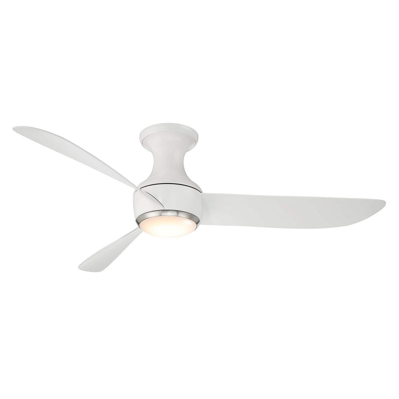 Modern Forms Fans - FH-W2203-52L27BNMW - 52"Ceiling Fan - Corona - Brushed Nickel/Matte White